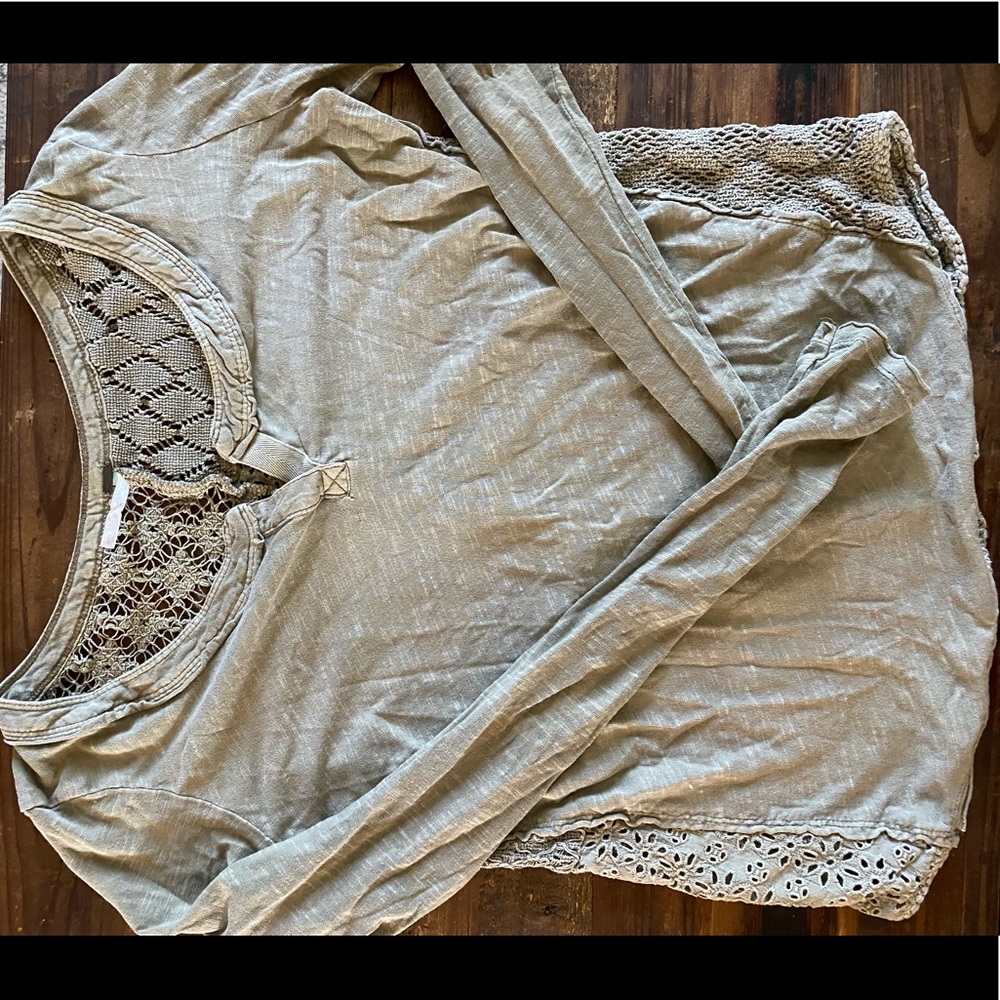 Free People Olive Long Sleeve